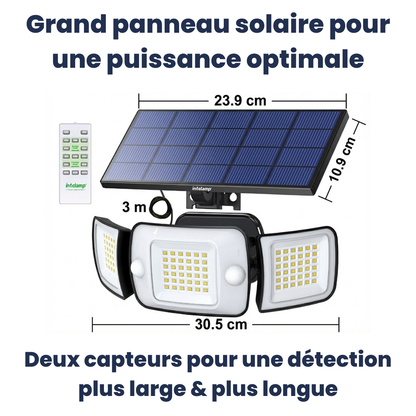 NightGuard Pro™ | Éclairage solaire intelligent avec détecteur de mouvement