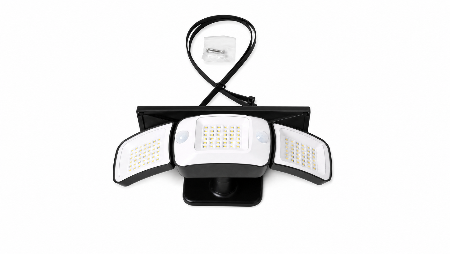 NightGuard Pro™ | Éclairage solaire intelligent avec détecteur de mouvement