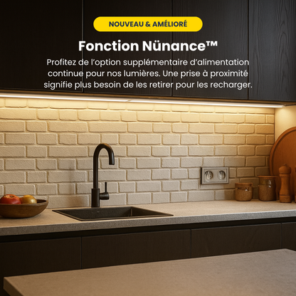 Luminaire LED sans fil Nüance à capteur de mouvement – Éclairage intelligent